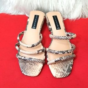 Steven By Steve Madden Snakeskin Sandals